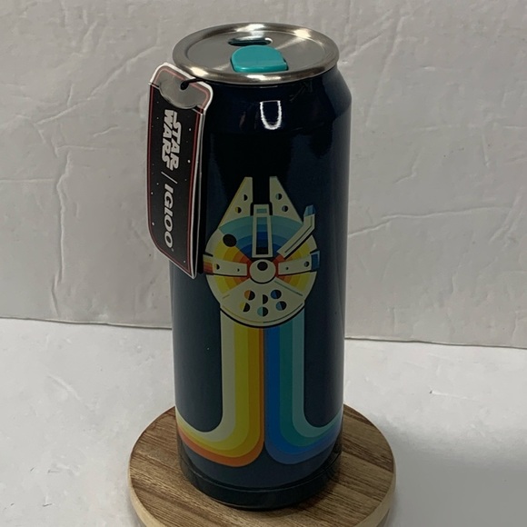 Star Wars x Igloo 16 oz Millennium Falcon Insulated Tumbler Can NWT - Picture 3 of 9